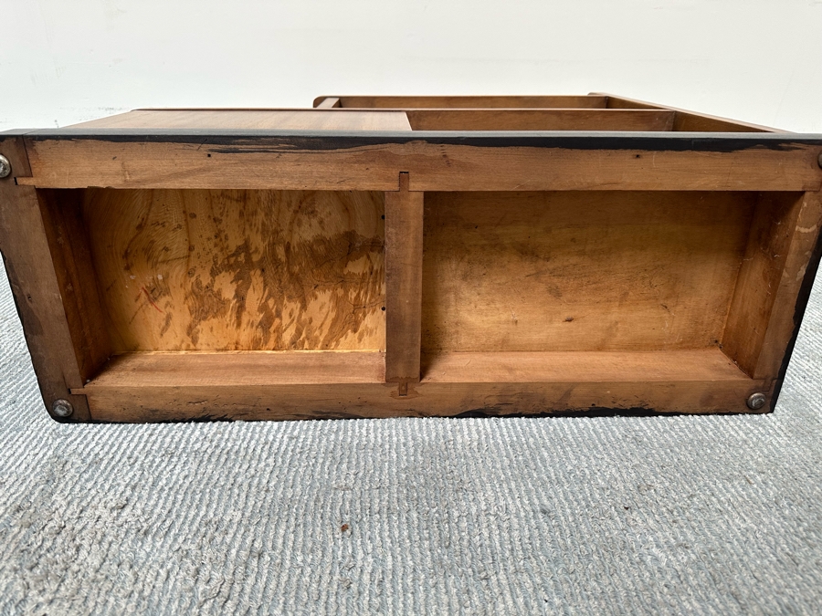 Vintage Art Deco Bookcase Bookshelf With Pair Of Drawers 27.5W X 11D X 25.5H [Photo 19]