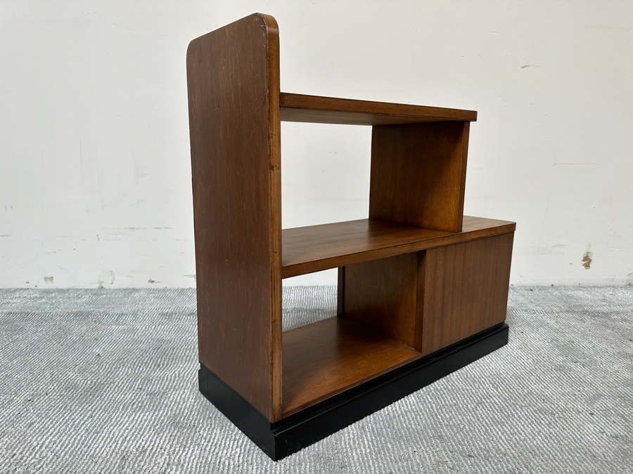 Vintage Art Deco Bookcase Bookshelf With Pair Of Drawers 27.5W X 11D X 25.5H [Photo 9]