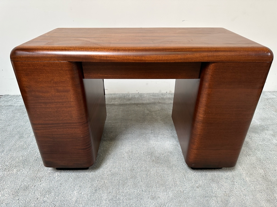 Vintage Bentwood Pedestal Desk By Paul Goldman For Plymold Plymodern Furniture Plywood 44.5W X 22D X 31H [Photo 19]