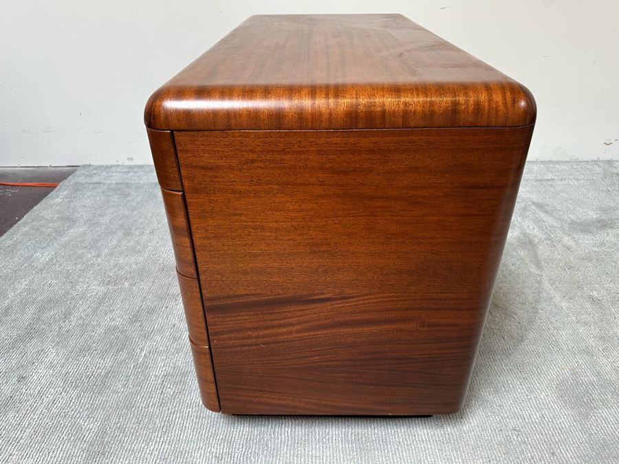 Vintage Bentwood Pedestal Desk By Paul Goldman For Plymold Plymodern Furniture Plywood 44.5W X 22D X 31H [Photo 18]