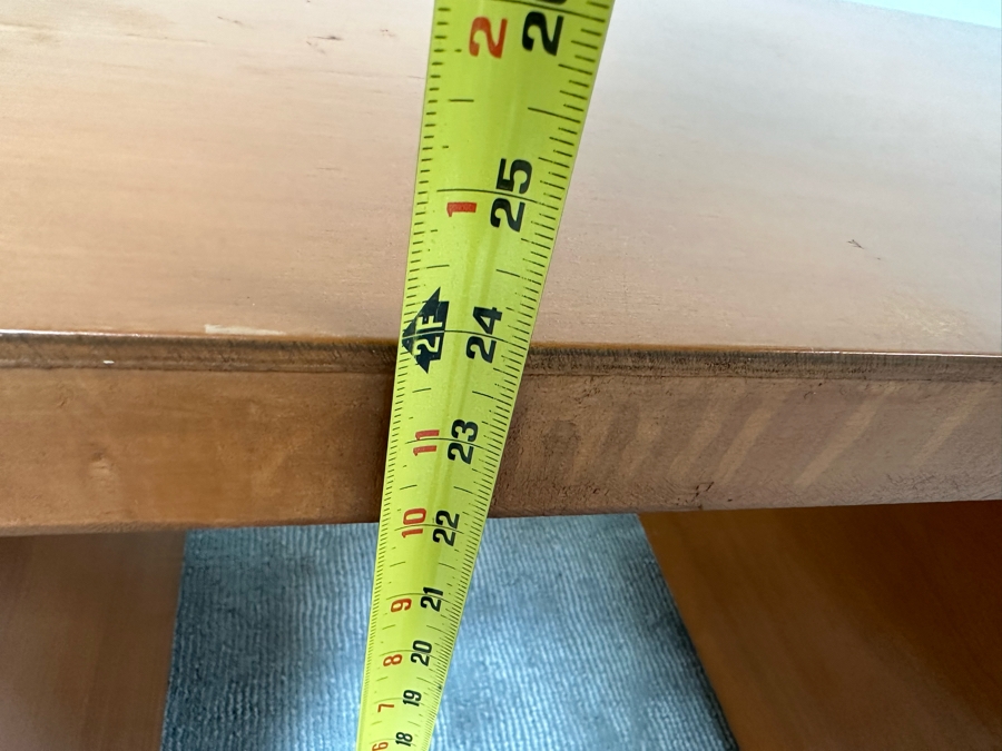 Vintage Bentwood Vanity Desk 44.5W X 18.5D X 24H With Matching Stool 22.5W X 17D X 17H By Paul Goldman For Plymold Plymodern Furniture Plywood 44.5W X 22D X 21H [Photo 27]