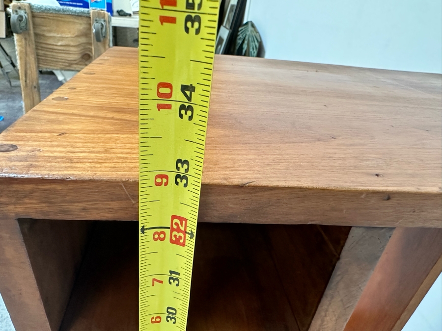 Vintage Art Deco Bookcase Bookshelf Side Table With Drawer 19W X 14.5D X 33H [Photo 13]