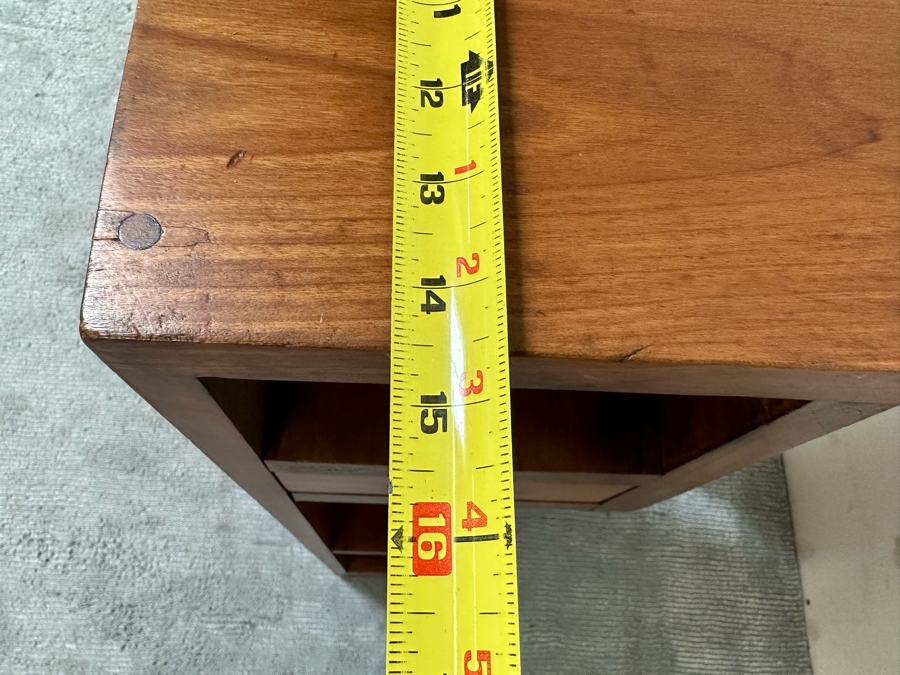 Vintage Art Deco Bookcase Bookshelf Side Table With Drawer 19W X 14.5D X 33H [Photo 12]