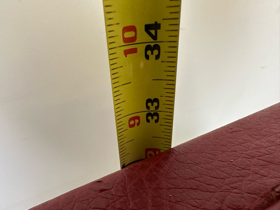 Warren McArthur (1885-1961, American) Vintage Art Deco Machine Age Aluminum Lounge Chair Armchair With Hockey Puck Feet (One Puck Missing) 23W X 24D X 33H (Needs Reupholstering) [Photo 21]