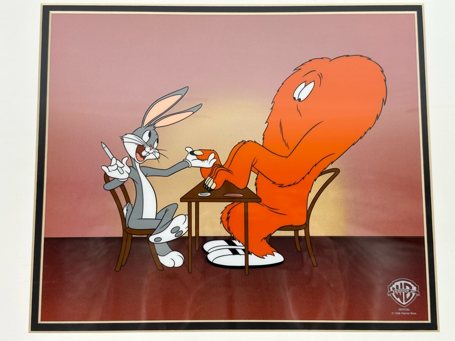 Warner Bros Animation Art Limited Edition Sericel 1999 Titled Gossamer 'Monstrous Manicure' 12 X 10 Framed 19 X 17 [Photo 1]