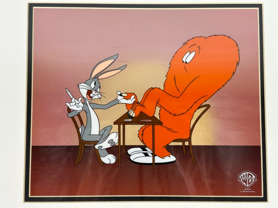 Warner Bros Animation Art Limited Edition Sericel 1999 Titled Gossamer 'Monstrous Manicure' 12 X 10 Framed 19 X 17 [Photo 3]
