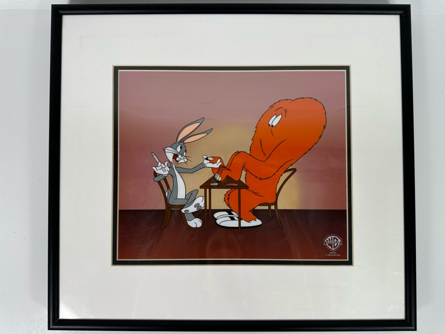 Warner Bros Animation Art Limited Edition Sericel 1999 Titled Gossamer 'Monstrous Manicure' 12 X 10 Framed 19 X 17 [Photo 2]
