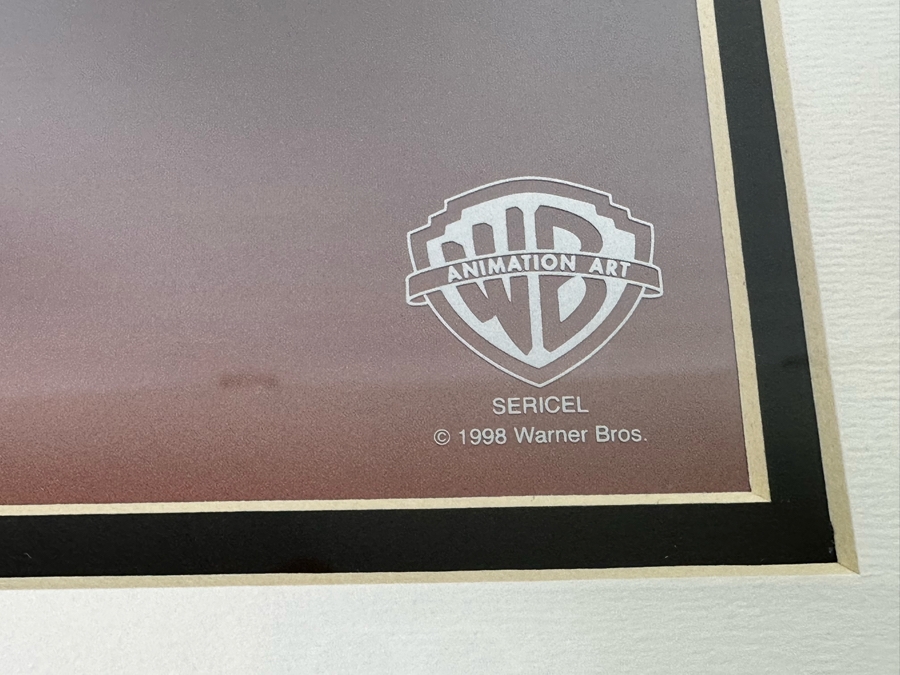 Warner Bros Animation Art Limited Edition Sericel 1999 Titled Gossamer 'Monstrous Manicure' 12 X 10 Framed 19 X 17 [Photo 5]