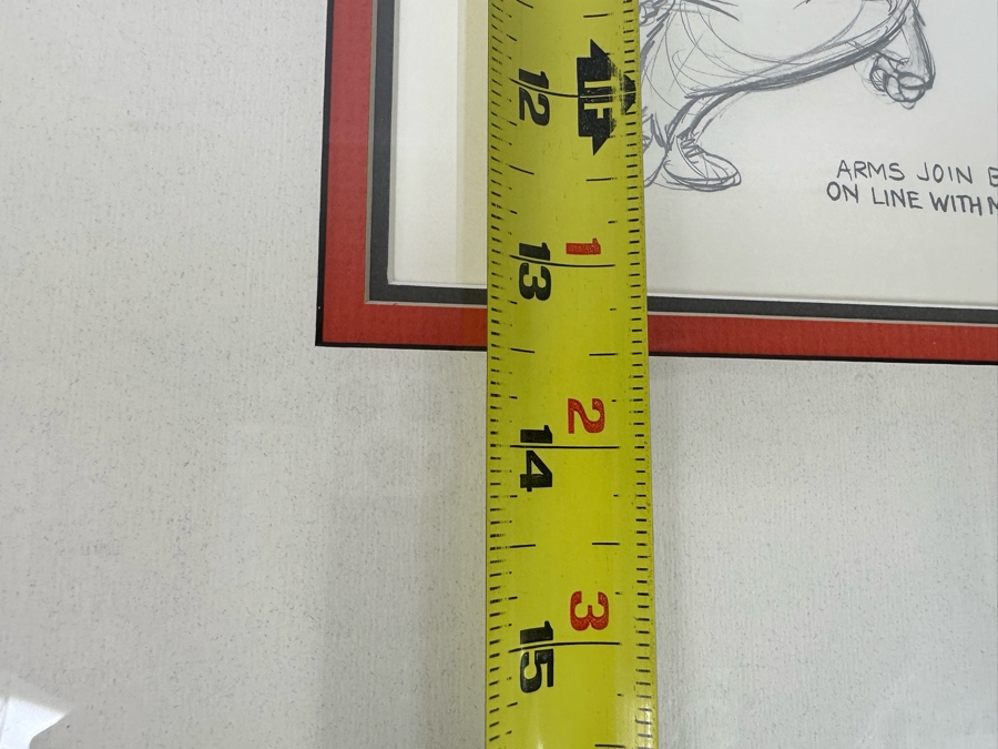 Warner Bros Animation Art Limited Edition Sericel 1997 Titled 'Model Sheet: Gossamer' Numbered 374 Of 750 16 X 13 Framed 25 X 22 [Photo 14]