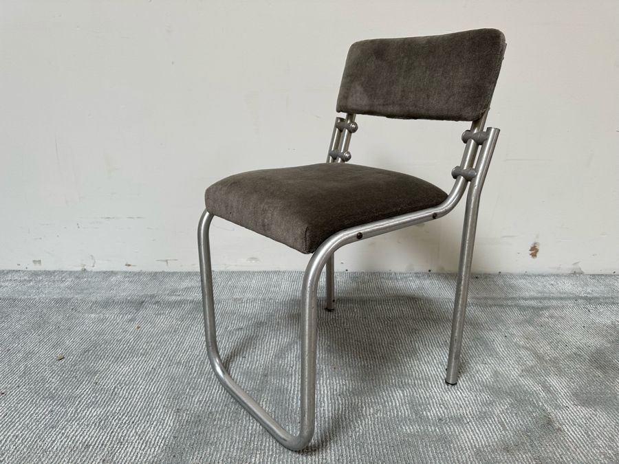 Warren McArthur For Namco Stacking Aluminum Chair Vintage Art Deco 18D X 19D X 30H [Photo 10]