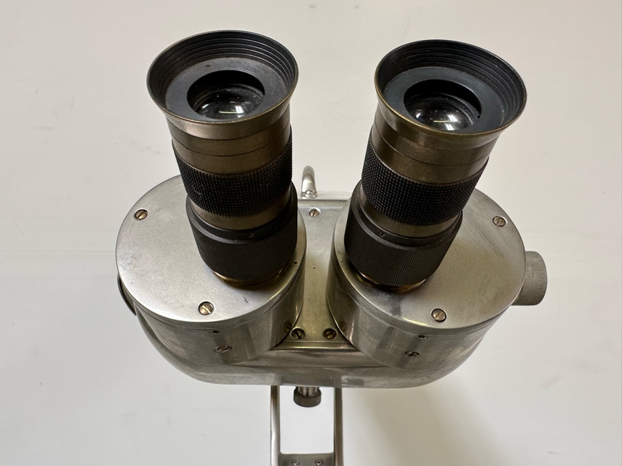 Restoration Hardware Replica WWII Celestial Binoculars For Searching The Skies From The Decks Of World War II Naval Ships With Tripod Base 24W X 18D X 54H [Photo 12]