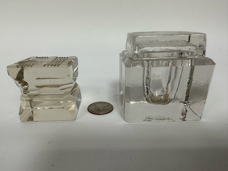 Vintage Paperweight And Inkwell [Photo 3]