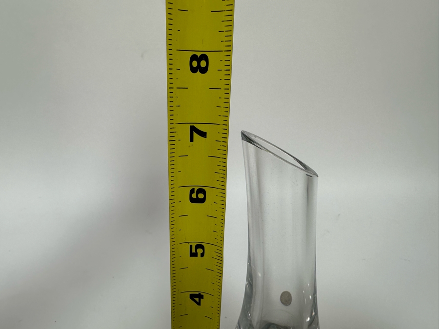 Vintage Baccarat Crystal Bud Vase Signed 7H [Photo 9]