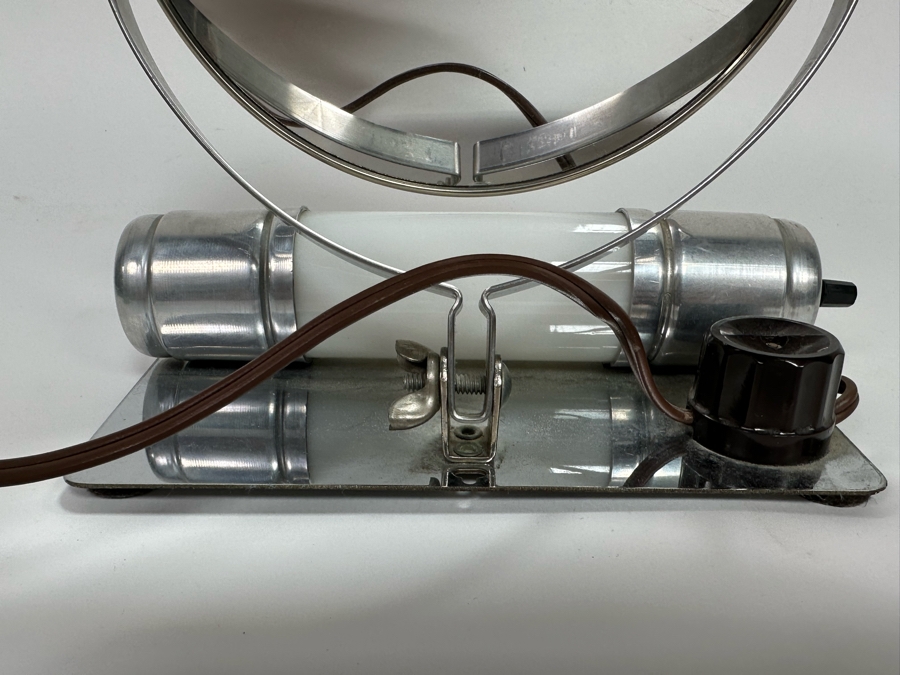 Vintage Art Deco Vanity Make Up Mirror With Light 8.5W X 4D X 9H [Photo 8]