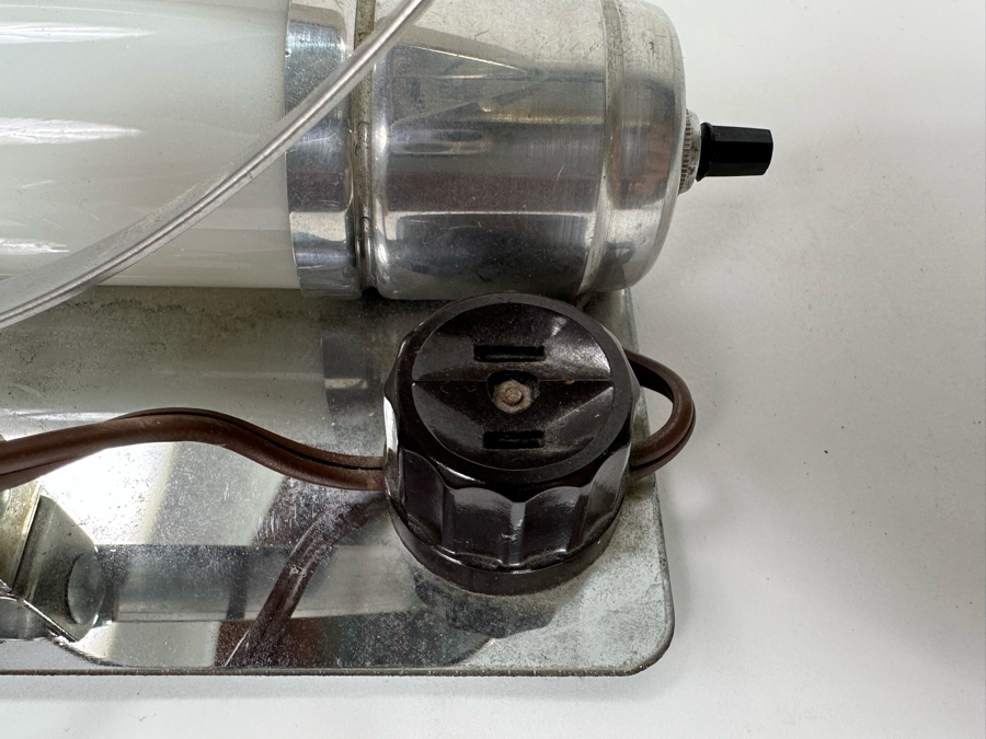 Vintage Art Deco Vanity Make Up Mirror With Light 8.5W X 4D X 9H [Photo 9]