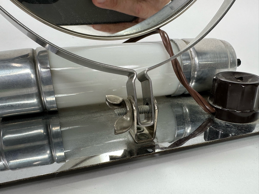 Vintage Art Deco Vanity Make Up Mirror With Light 8.5W X 4D X 9H [Photo 17]