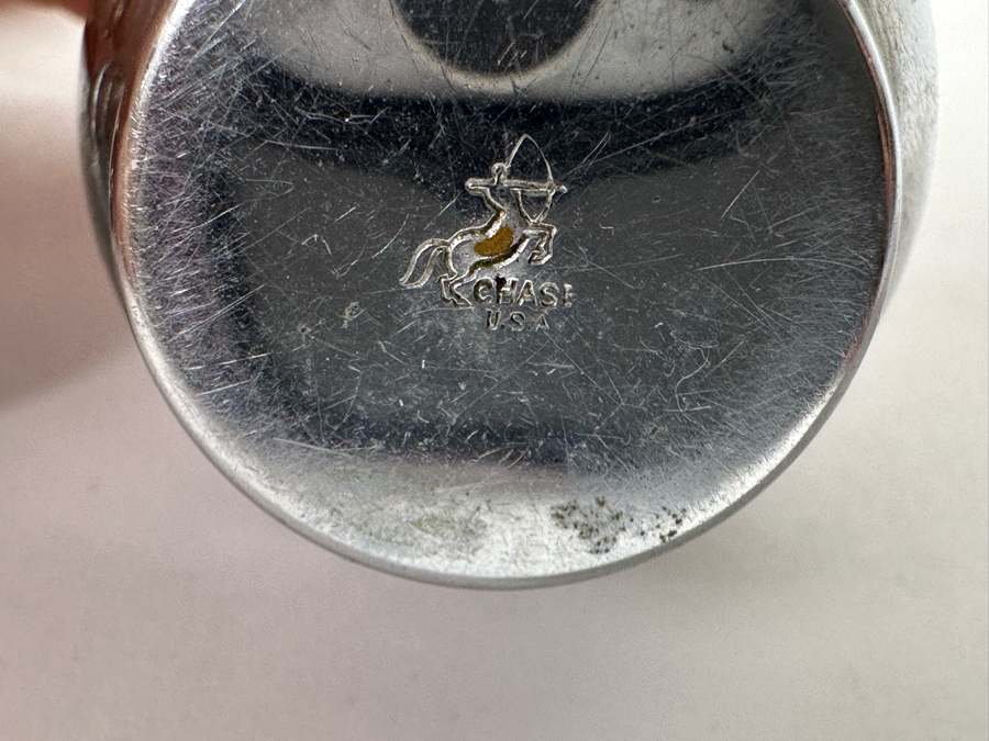 Pair Of Russel Wright For Chase Vintage Art Deco Chrome Ball Sphere Salt & Pepper Shakers Set [Photo 5]