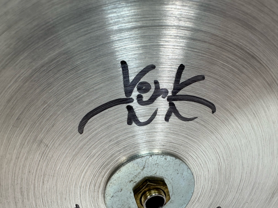 Contemporary Art Deco Design Hand Made Brushed Aluminum Table Lamp Hand Signed On Bottom [Photo 14]