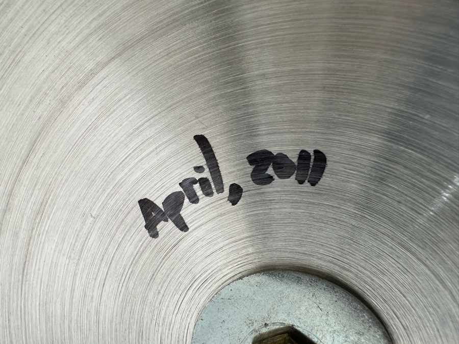 Contemporary Art Deco Design Hand Made Brushed Aluminum Table Lamp Hand Signed On Bottom [Photo 13]