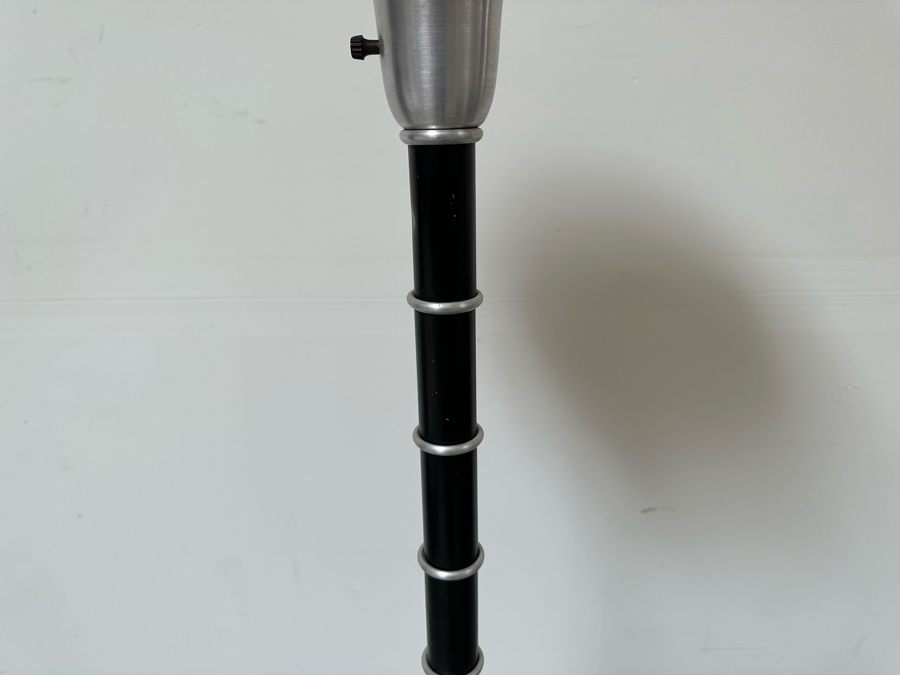 Stunning Vintage Art Deco Floor Lamp Torchiere Aluminum [Photo 7]