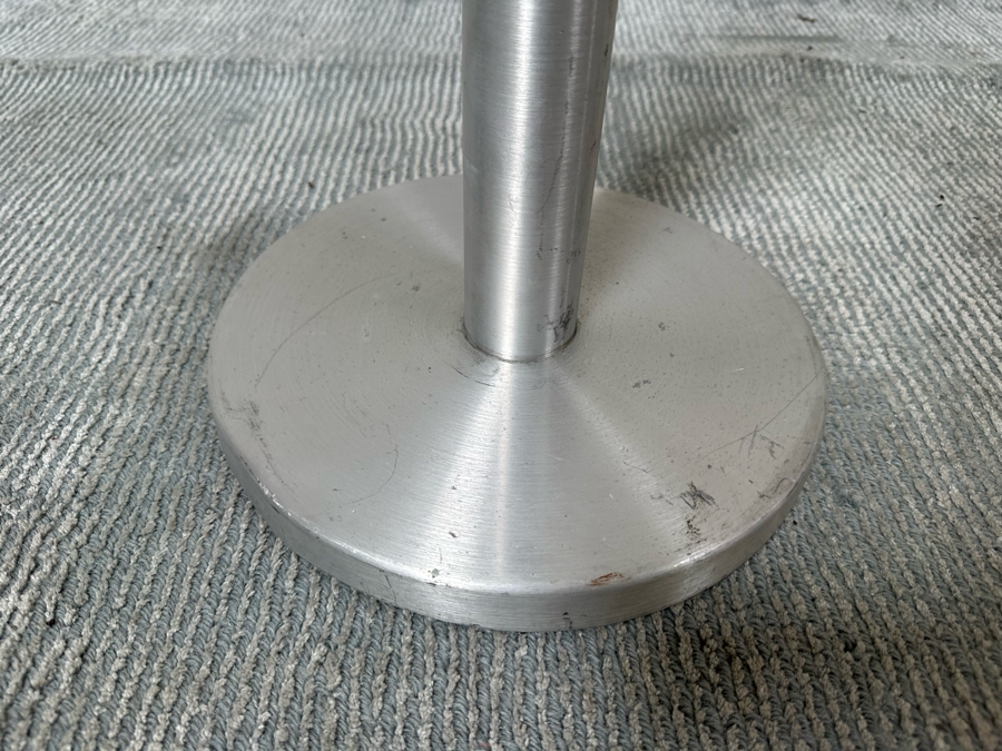 Vintage Art Deco Aluminum Floor Lamp Needs Wiring 60H [Photo 8]