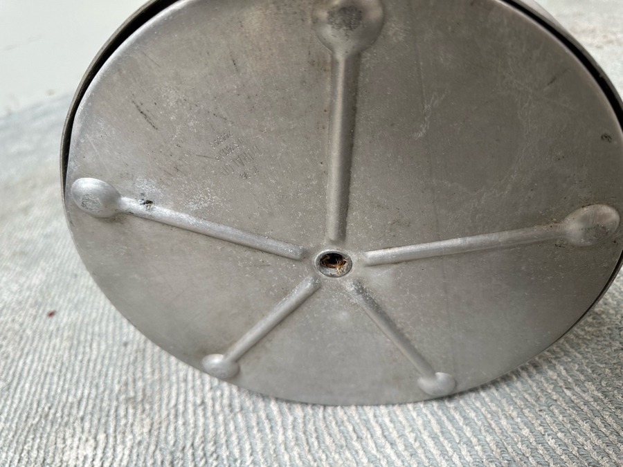 Vintage Art Deco Aluminum Floor Lamp Needs Wiring 60H [Photo 11]