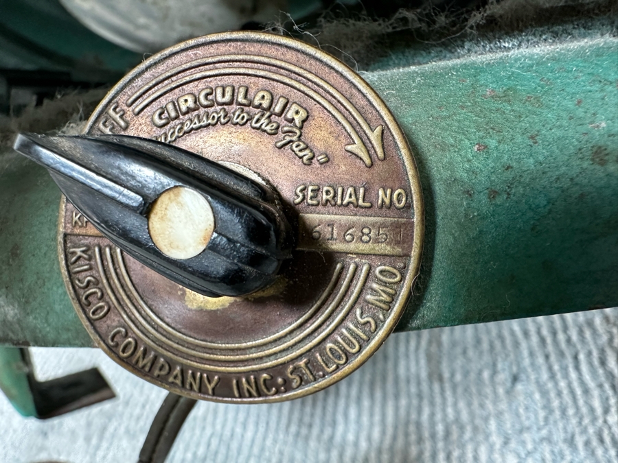 Vintage Art Deco Circulair Fan By The Kisco Company Inc St Louis, MO Model KF 50 16W X 15H [Photo 8]