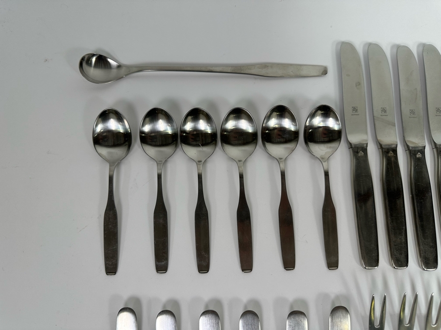 Modernist Flatware Set By WMF Cromargan Germany 57 Pieces [Photo 7]