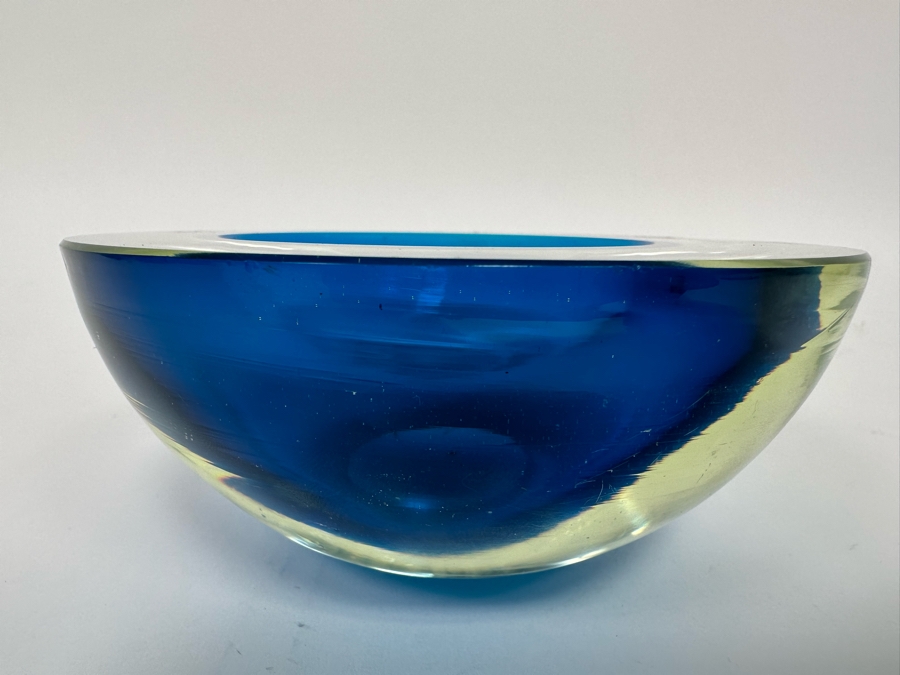 Vintage Small Murano Glass Italian Bowl 5W X 2H [Photo 3]
