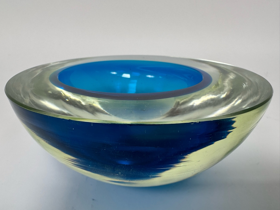 Vintage Small Murano Glass Italian Bowl 5W X 2H [Photo 2]