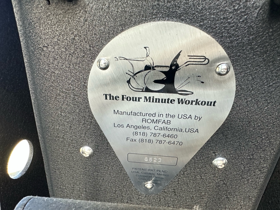 High-End Exercise Equipment 'The Four Minute Workout' Machine Manufactured By ROMFAB Retails $8,000 - PICK UP OUT OF HOUSE IN LA COSTA CARLSBAD [Photo 13]