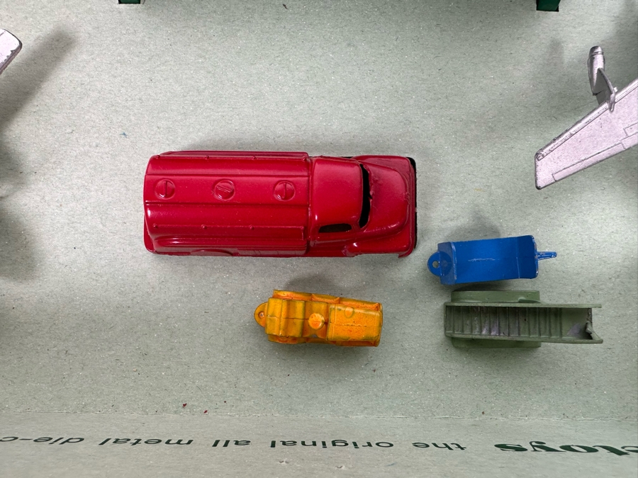 Vintage TootsieToy Pan American Airways Set With Box (See Photos) Plus TootsieToy Metal Cars And Pair Of TWA Friction Toys Planes [Photo 7]