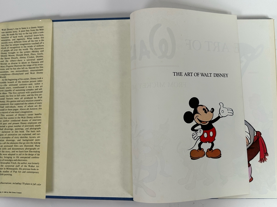 Vintage 1988 First Revised Edition Book The Art Of Walt Disney [Photo 2]