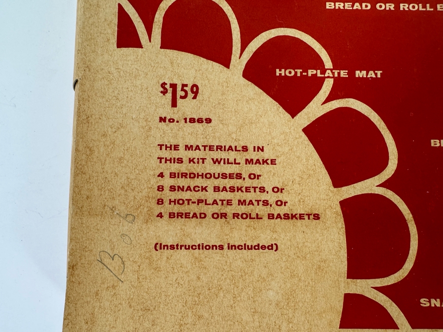 Vintage Cub Scout Basketry Project Kit [Photo 3]