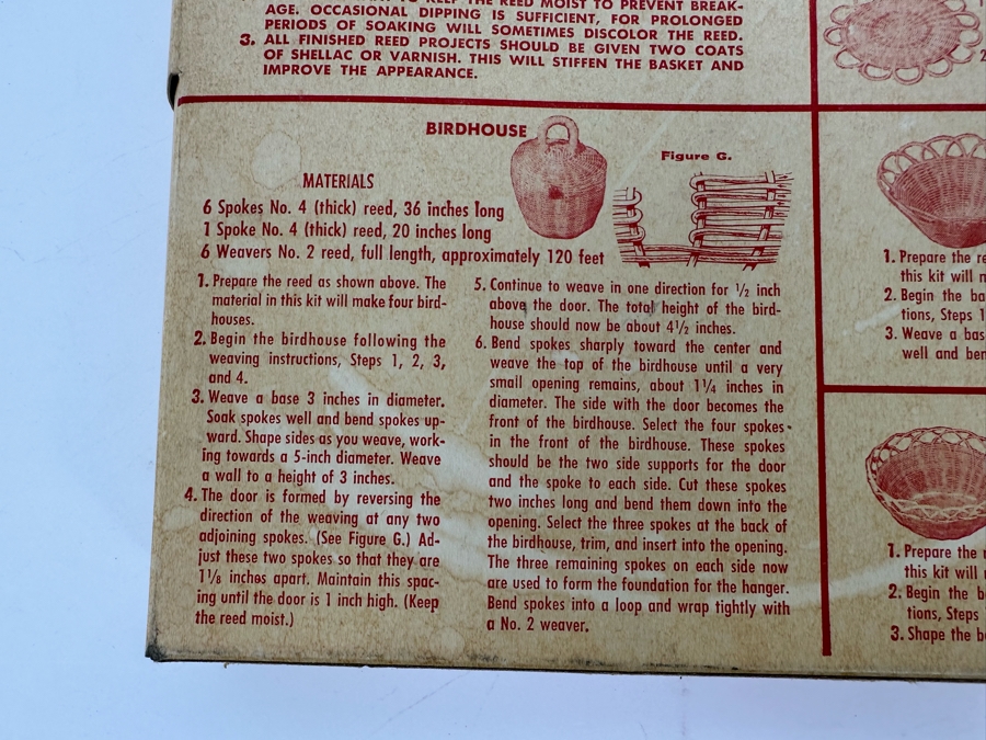 Vintage Cub Scout Basketry Project Kit [Photo 7]