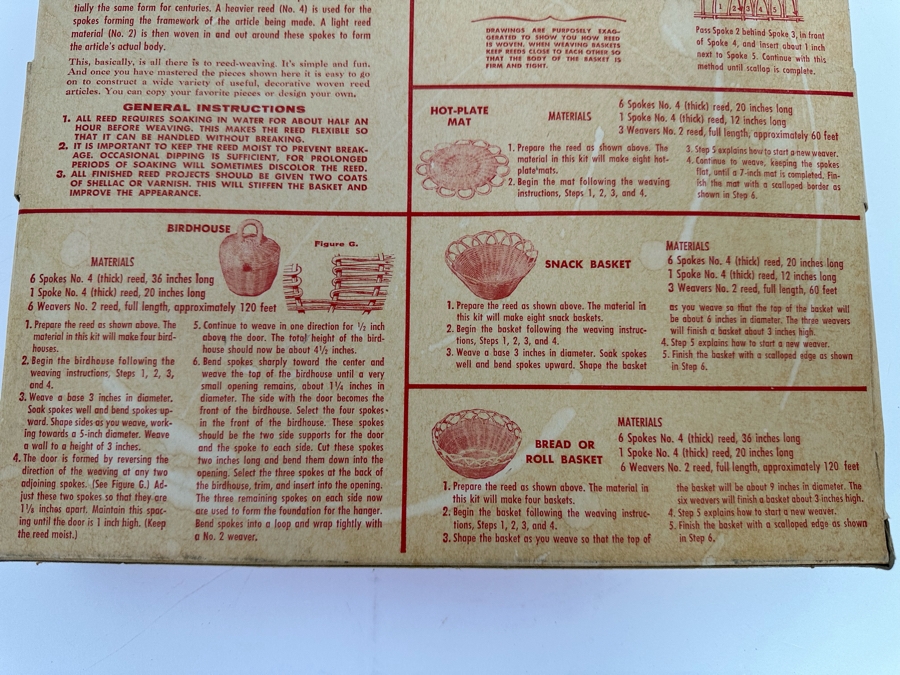 Vintage Cub Scout Basketry Project Kit [Photo 6]