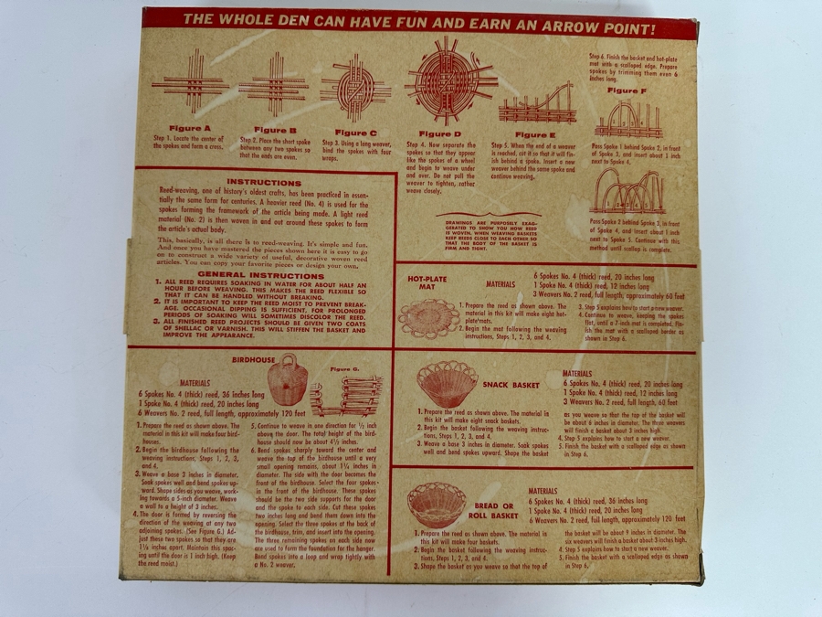 Vintage Cub Scout Basketry Project Kit [Photo 4]