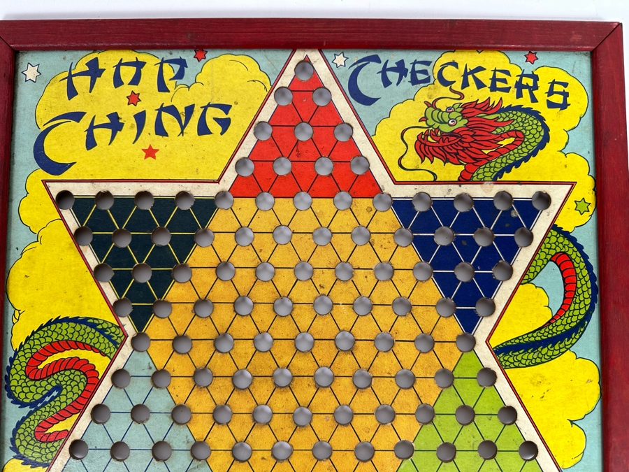 Vintage Chinese Checkers Board By Pressman & Co 16 X 16 [Photo 2]