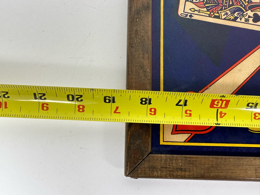 Vintage Double-Sided Game Board: Chinese Checkers And Ante Up Rummy By Northwestern Products 18.5 X 16.5 [Photo 6]