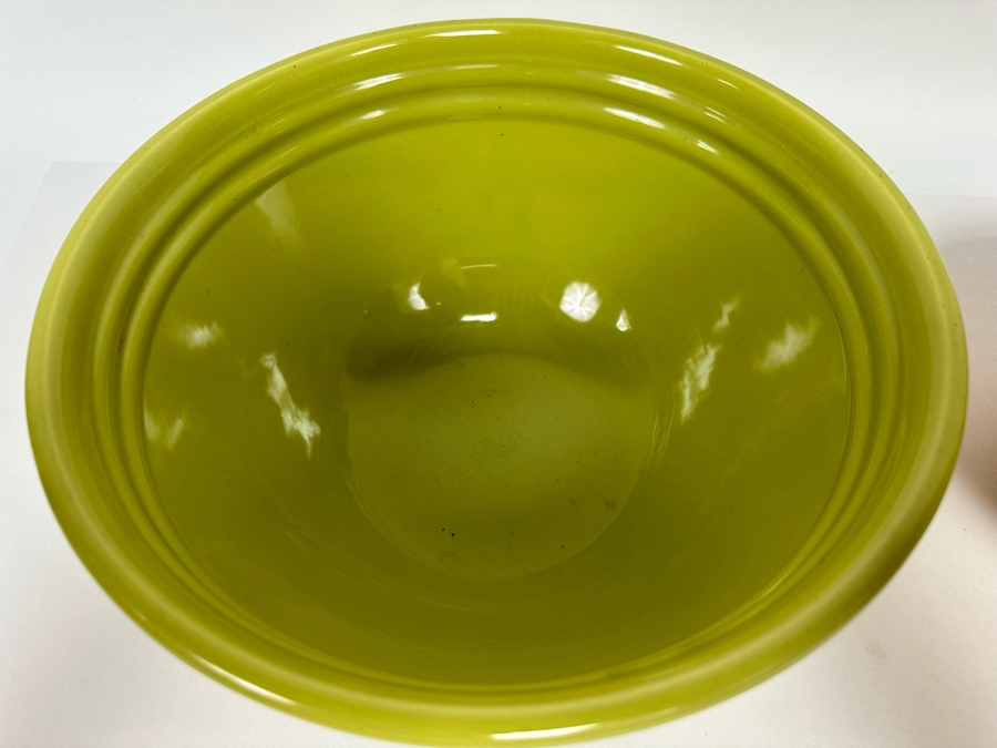 Pair Of Mid-Century Bauer Pottery Bowls Los Angeles 11W And 8W [Photo 5]