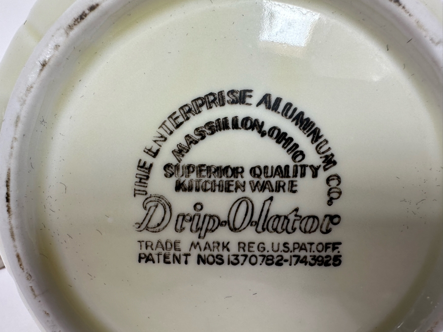 Vintage Teapot Drip-O-Lator By The Enterprise Aluminum Co 12W X 8H [Photo 8]