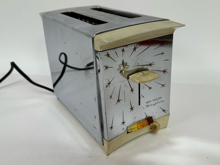 Mid-Century Mary Proctor Starflite Toaster Working [Photo 4]