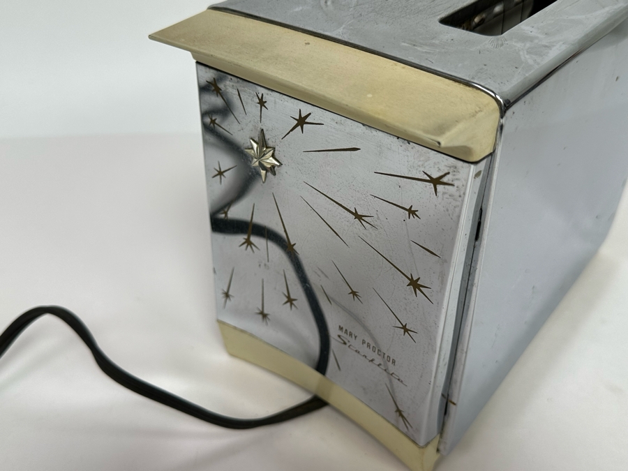 Mid-Century Mary Proctor Starflite Toaster Working [Photo 6]