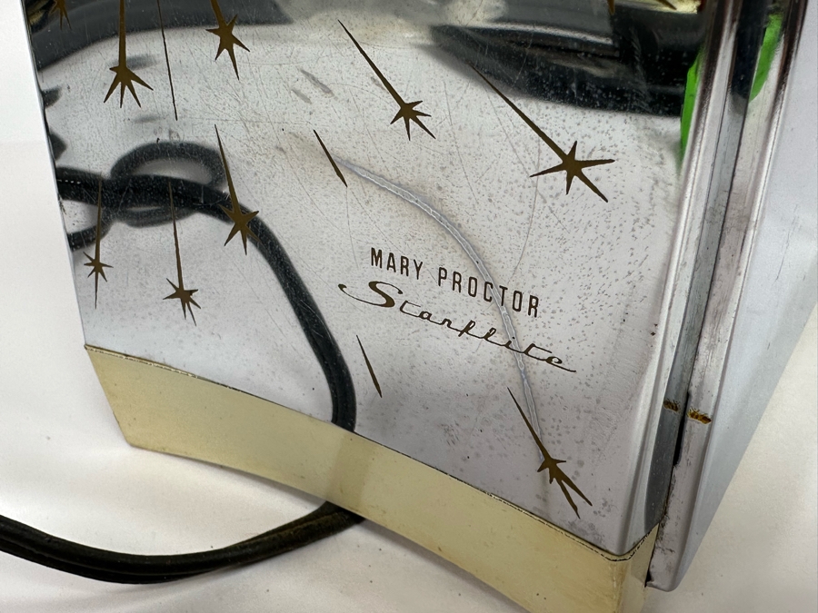 Mid-Century Mary Proctor Starflite Toaster Working [Photo 7]