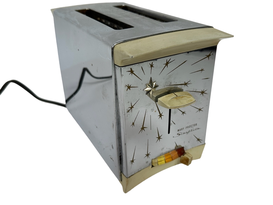 Mid-Century Mary Proctor Starflite Toaster Working [Photo 1]