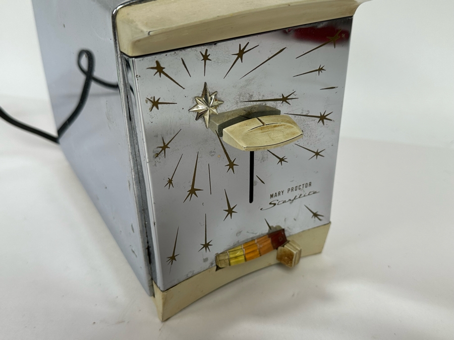 Mid-Century Mary Proctor Starflite Toaster Working [Photo 5]