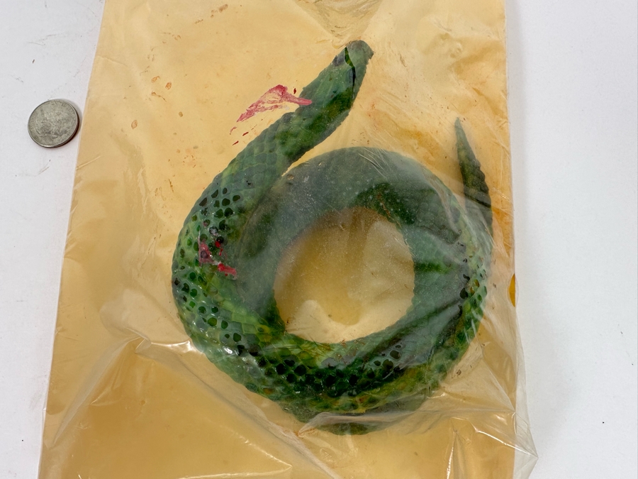 Vintage Creepy Crawlers Pets Rubber Toy Snake Made In Japan [Photo 4]