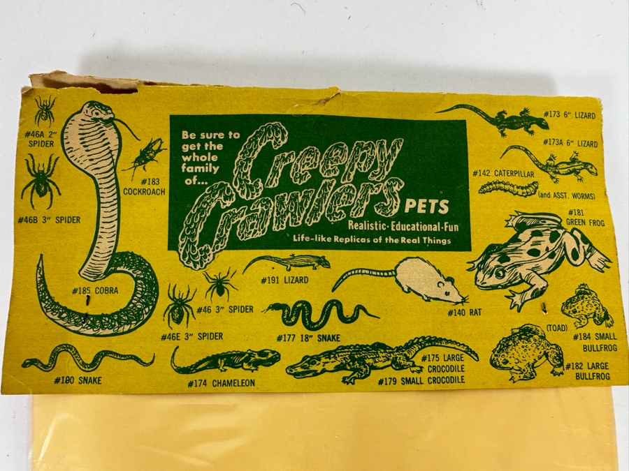 Vintage Creepy Crawlers Pets Rubber Toy Snake Made In Japan [Photo 7]
