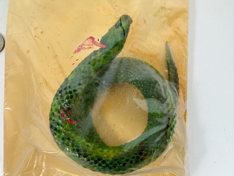 Vintage Creepy Crawlers Pets Rubber Toy Snake Made In Japan [Photo 5]