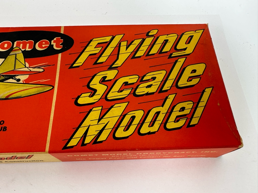Comet Flying Scale Model Kit Piper Cub Balsa Wood Airplane With Box 20.5W [Photo 5]